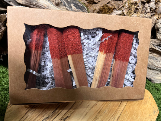 Hand dipped cedar smoke cleanse sticks